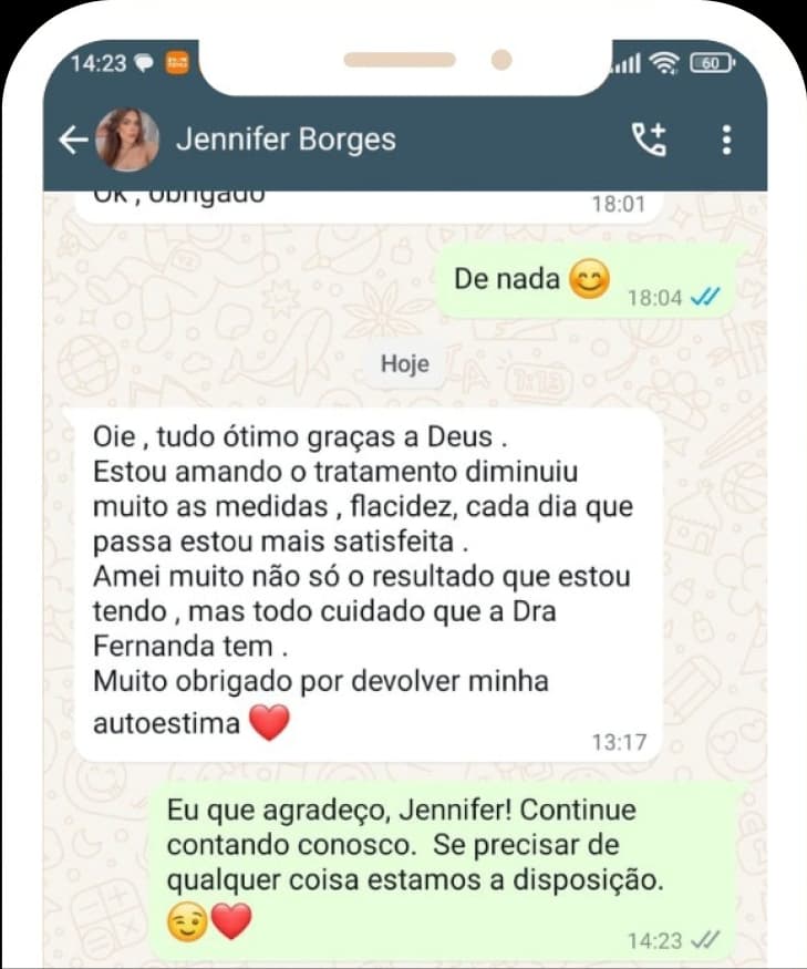 Depoimento de paciente satisfeita com o tratamento - Ana Carolina